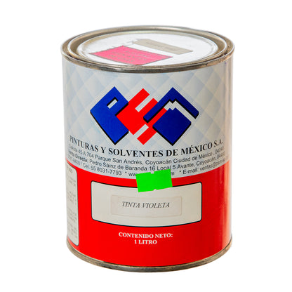 Pintura líquida para cuadros de bicicleta 1 litro Tinta Violeta