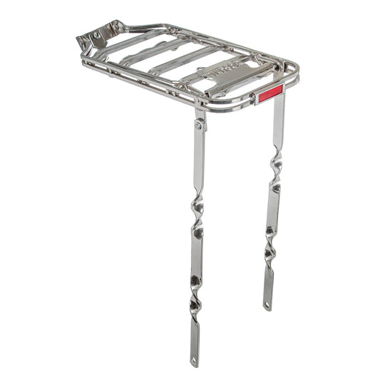 Porta bulto trasero para bicicleta de turismo Windsor R28x1 1/2" Con reflejante Cromado