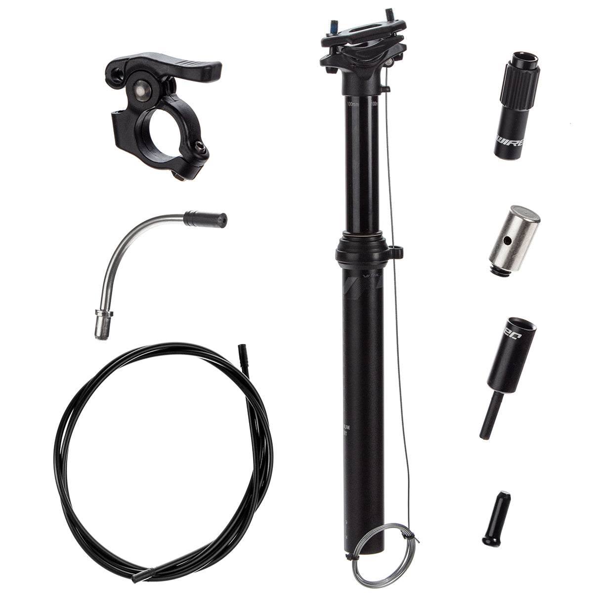 Poste de asiento retractil para bicicleta Vital Bloqueo remoto 30.9mm 100mm