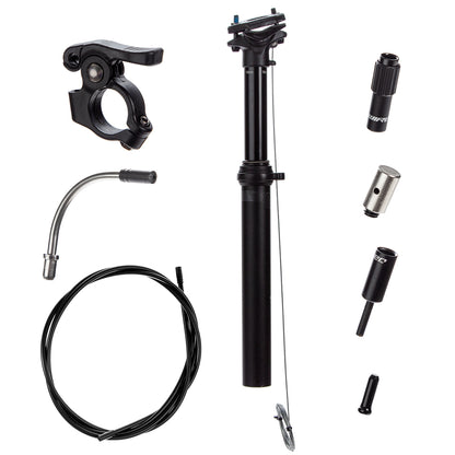 Poste de asiento retractil para bicicleta Vital Bloqueo remoto 31.6mm 100mm Negro