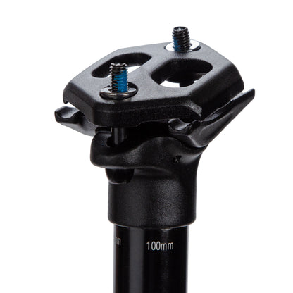 Poste de asiento retractil para bicicleta Vital Bloqueo remoto 31.6mm 100mm Negro