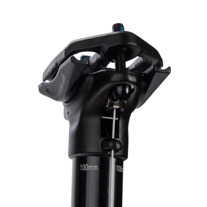 Poste de asiento retractil para bicicleta Vital Bloqueo remoto 31.6mm 100mm Negro