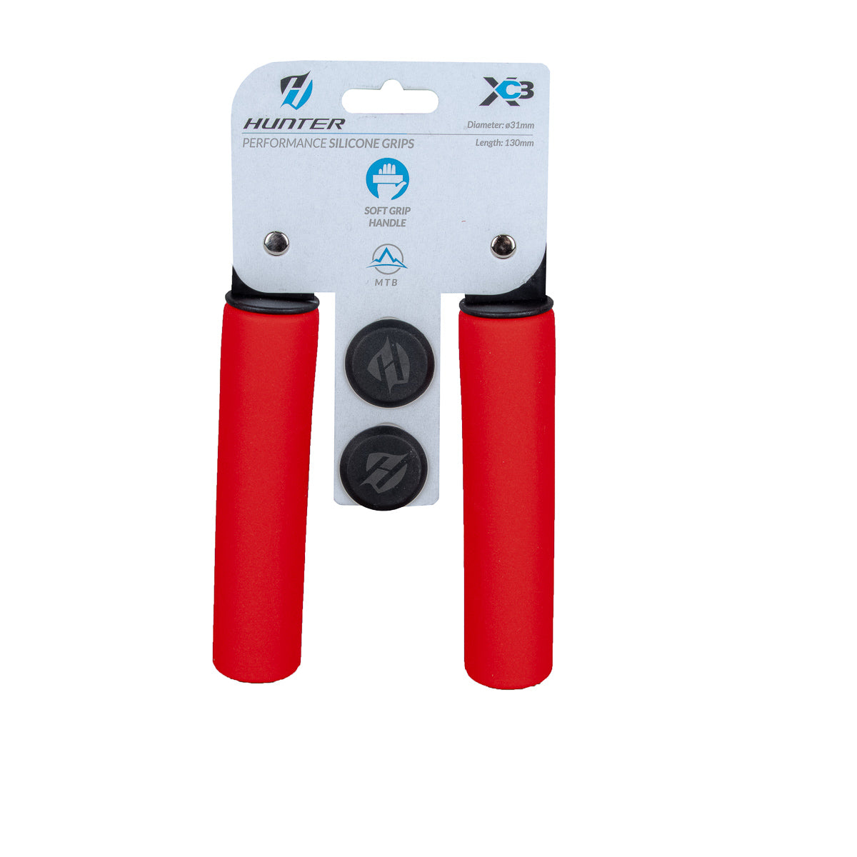 Puños para bicicleta Hunter XC3 30x130 mm