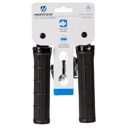 Puños para bicicleta de montaña Hunter Performance 27x130 mm Negro