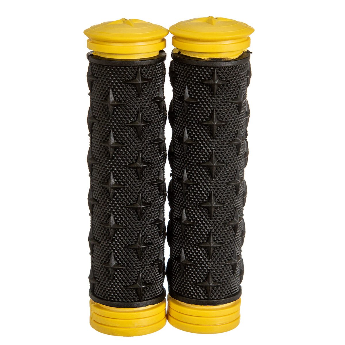 Puños para bicicleta de montaña Rubber Stars 28x120 mm Negro Rosa