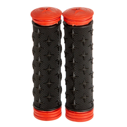 Puños para bicicleta de montaña Rubber Stars 28x120 mm Negro Rosa