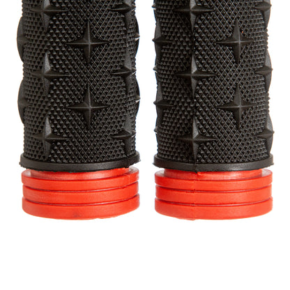 Puños para bicicleta de montaña Rubber Stars 28x120 mm Negro Rosa