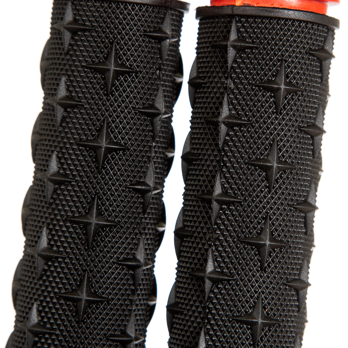 Puños para bicicleta de montaña Rubber Stars 28x120 mm Negro Rosa