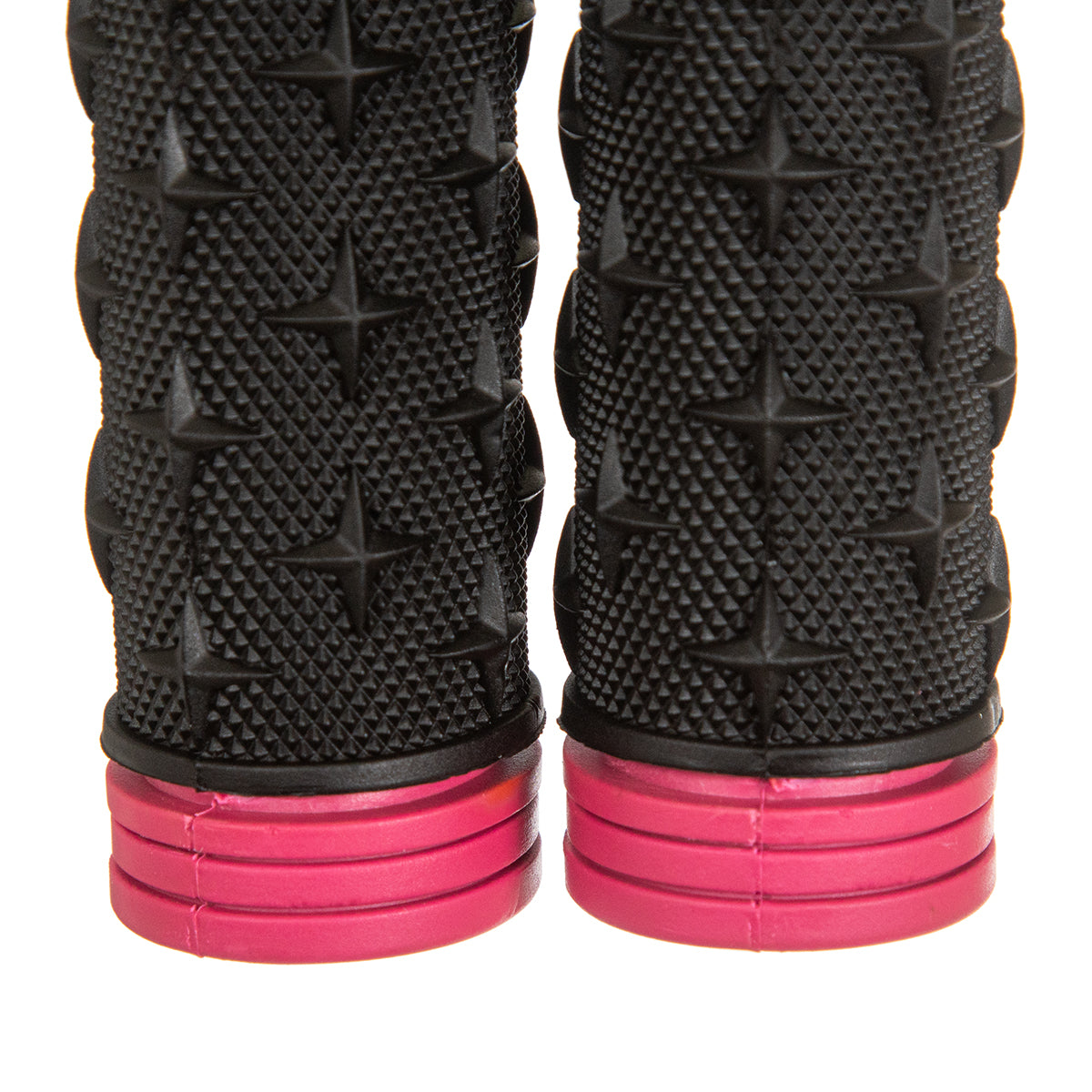 Puños para bicicleta de montaña Rubber Stars 28x120 mm Negro Rosa