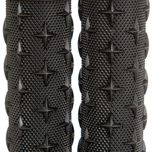 Puños para bicicleta de montaña Rubber Stars 28x120 mm Negro-Rosa