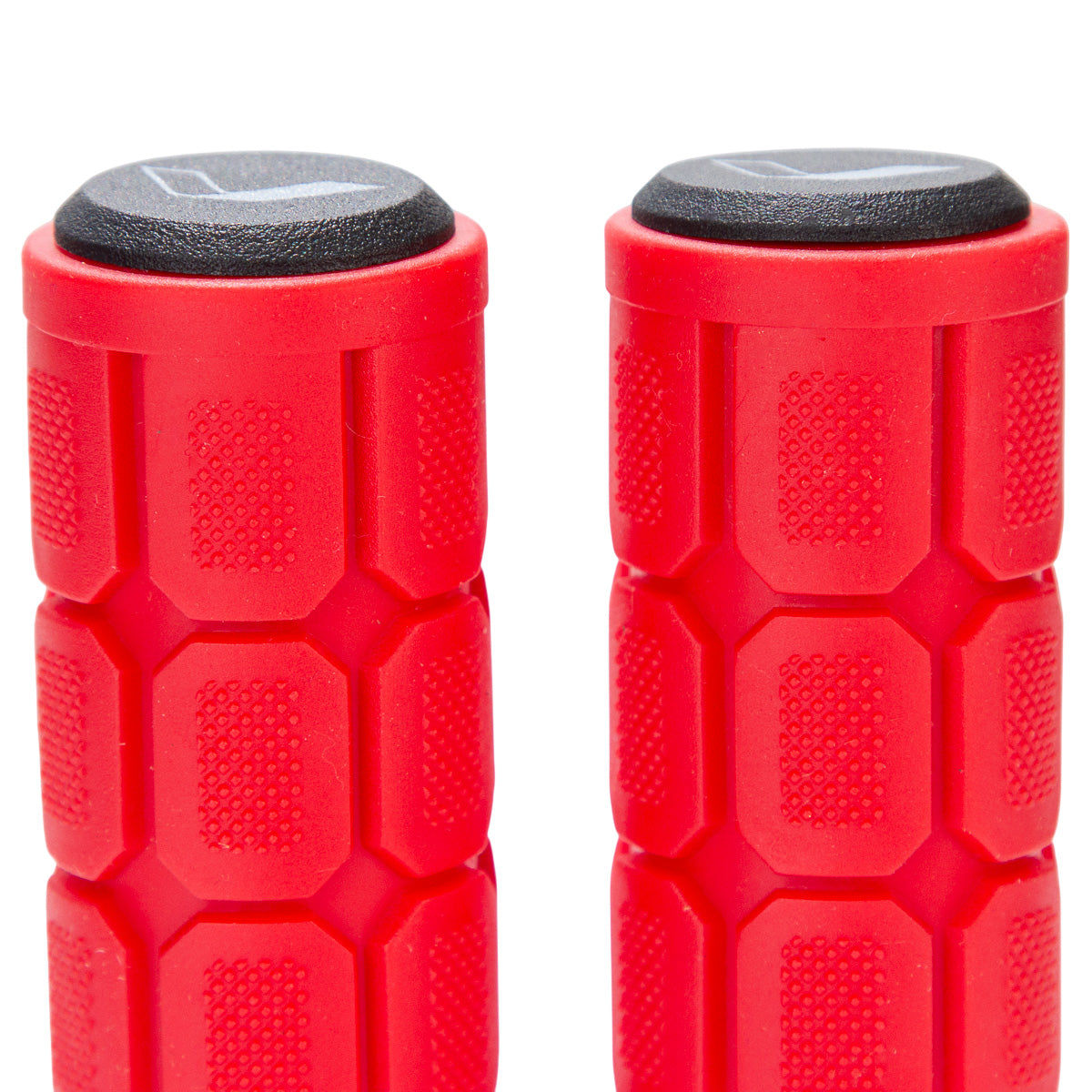 Puños para bicicleta de montaña Vital 30x132 mm Rojo-negro