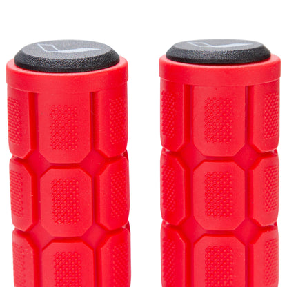 Puños para bicicleta de montaña Vital 30x132 mm Rojo-negro
