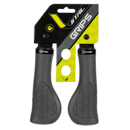 Puños para bicicleta de montaña Vital Ergo 31x140mm Café