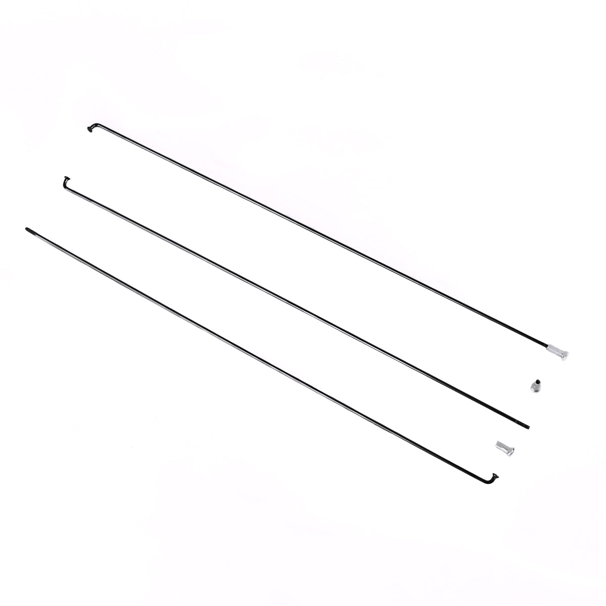 Rayos para bicicleta rodada 24 1 3/8" Roller (14Gx260 mm) Negro