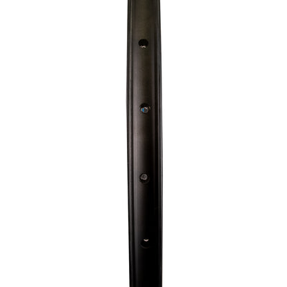 Rin para bicicleta de montaña Hunter con ojillo R29 32 hoyos 14G Negro-gris-azul