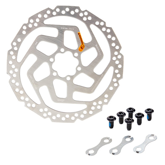 Disco de freno para bicicleta de montaña Shimano SM-RT26 M 180mm 6T Cromado