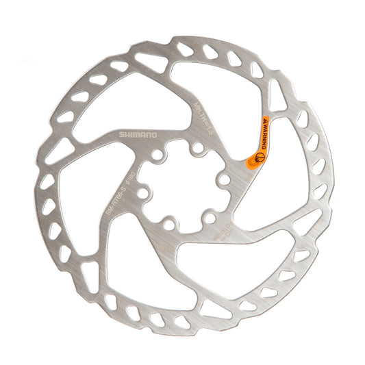 Disco de freno para bicicleta de montaña Shimano SLX M7000 SM-RT66 160mm 6T Cromado