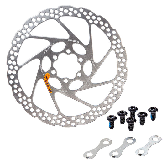 Disco de freno para bicicleta de montaña Shimano Deore SM-RT56m 180mm 6T Cromado