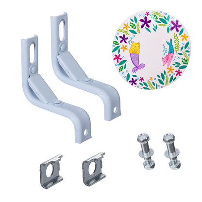 Rueditas laterales auxiliares para bicicleta infantil R12 Blanco