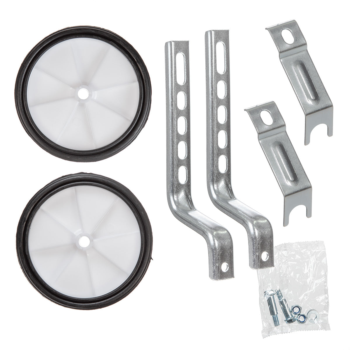 Ruedas laterales auxiliares para bicicleta infantil R12/20 Boschen 5.5" Blanco