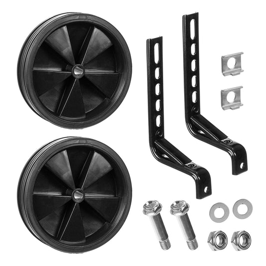 Ruedas laterales auxiliares para bicicleta infantil R12/20 Kronos 4.4" Negro