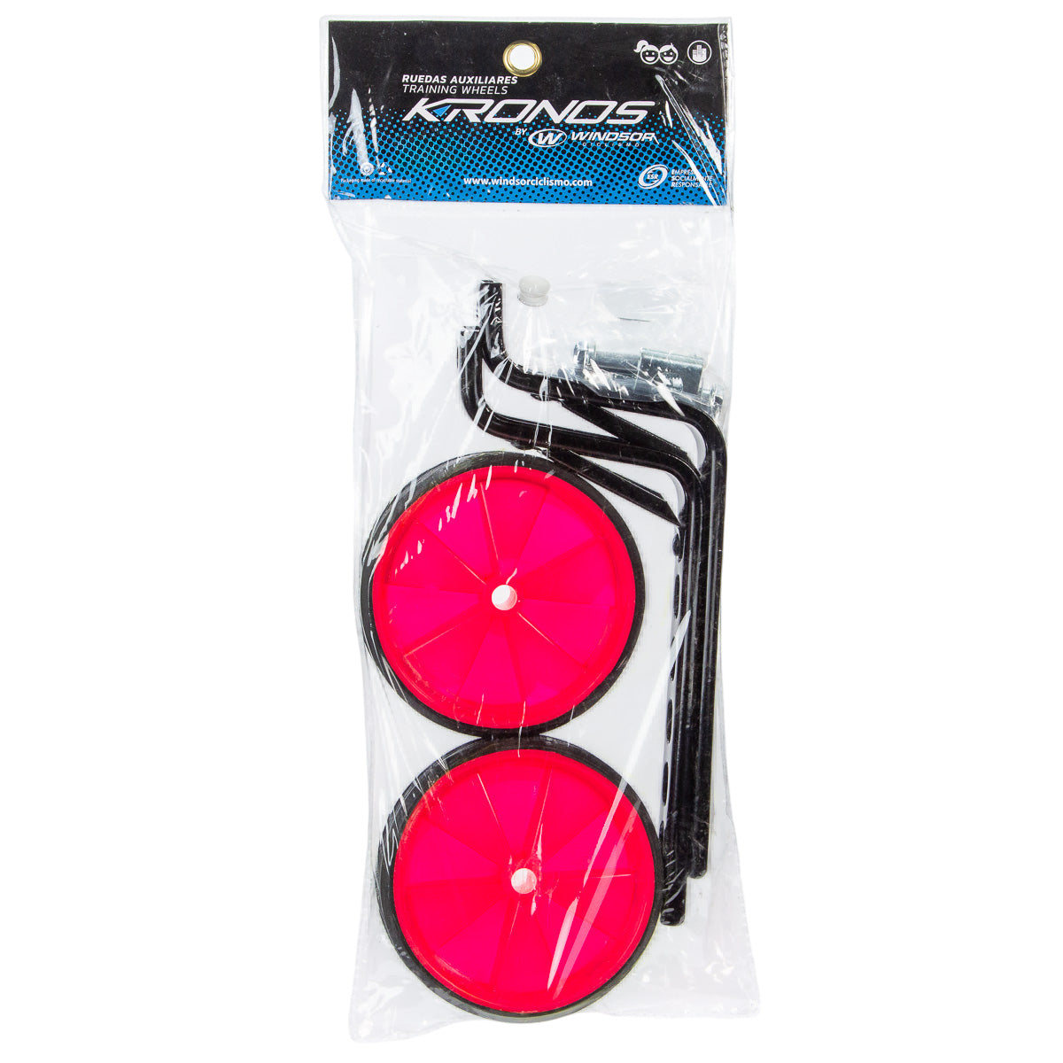 Ruedas laterales auxiliares para bicicleta infantil R12/20 Kronos 4"