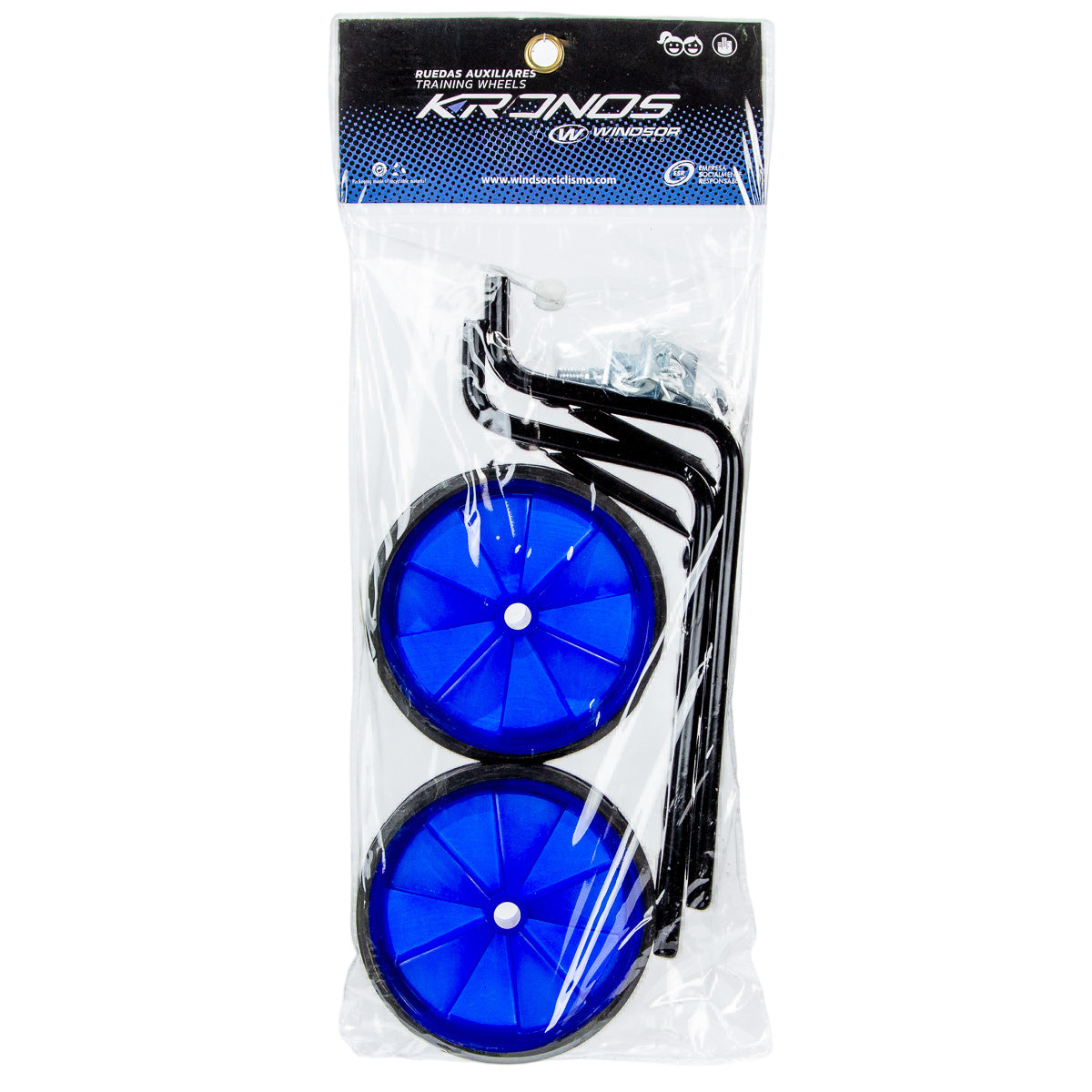Ruedas laterales auxiliares para bicicleta infantil R12/20 Kronos 4"