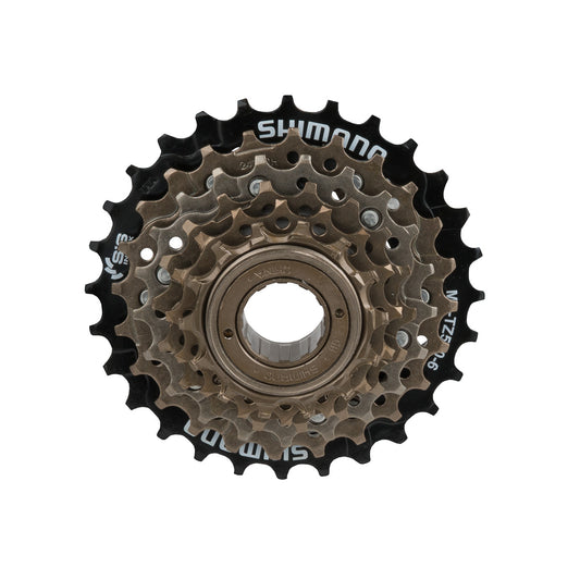 Rueda libre para bicicleta Shimano Tourney MF-TZ500-6 6v 14-28d Dorado-negro