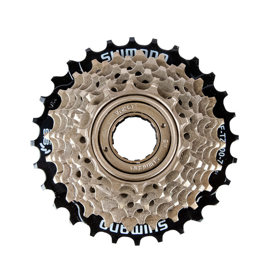 Rueda libre para bicicleta Shimano Tourney MF TZ500 7 7v 14 28d Sin protector