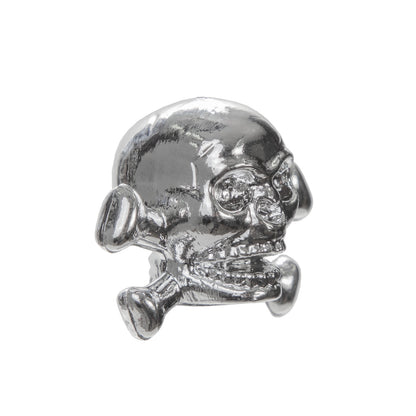 Tapón para cámara de bicicleta válvula americana Calavera plateado