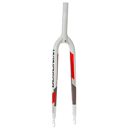 Tijera rígida para bicicleta de turismo R28xx x/2" Windsor 1" Blanco-gris-rojo