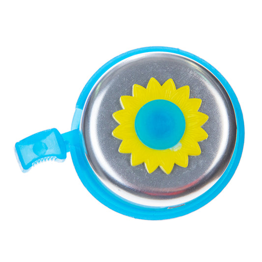 Timbre para bicicleta infantil Azul-amarillo