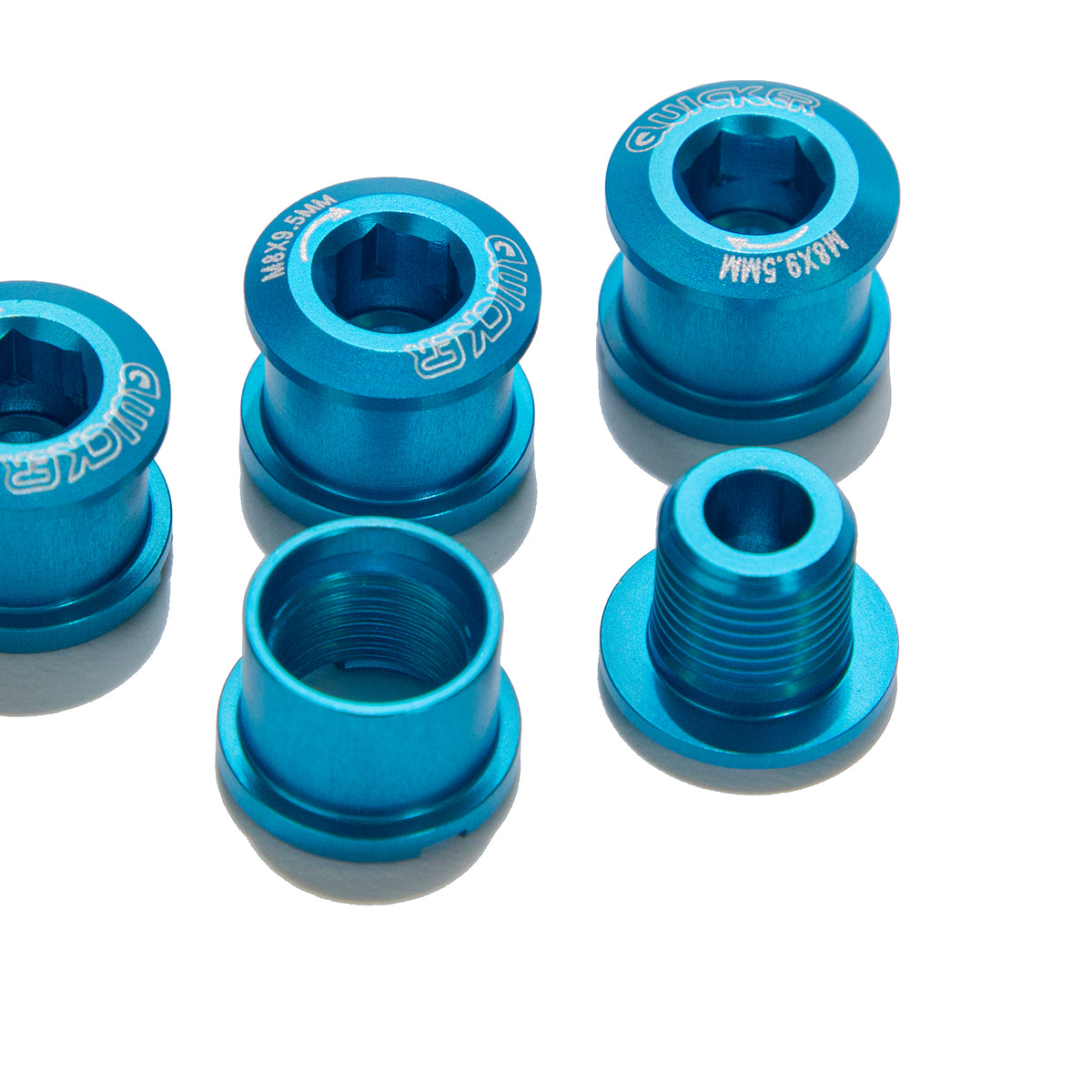 Tornillos para plato de multiplicación de bicicleta Quicker Shine 4pz