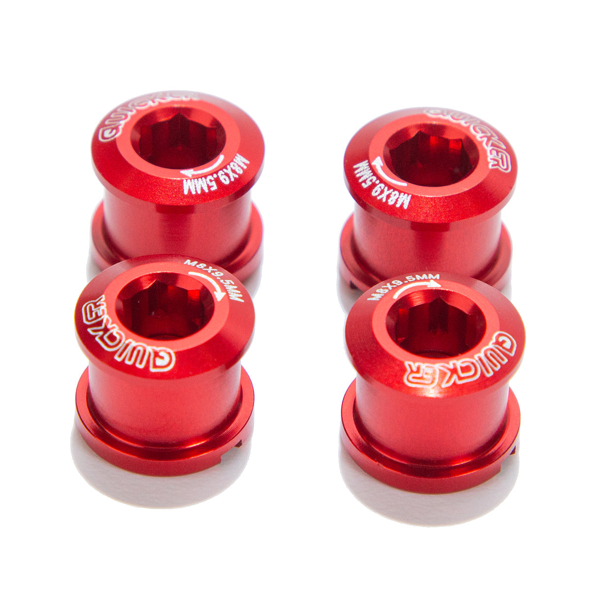 Tornillos para plato de multiplicación de bicicleta Quicker Shine 4pz