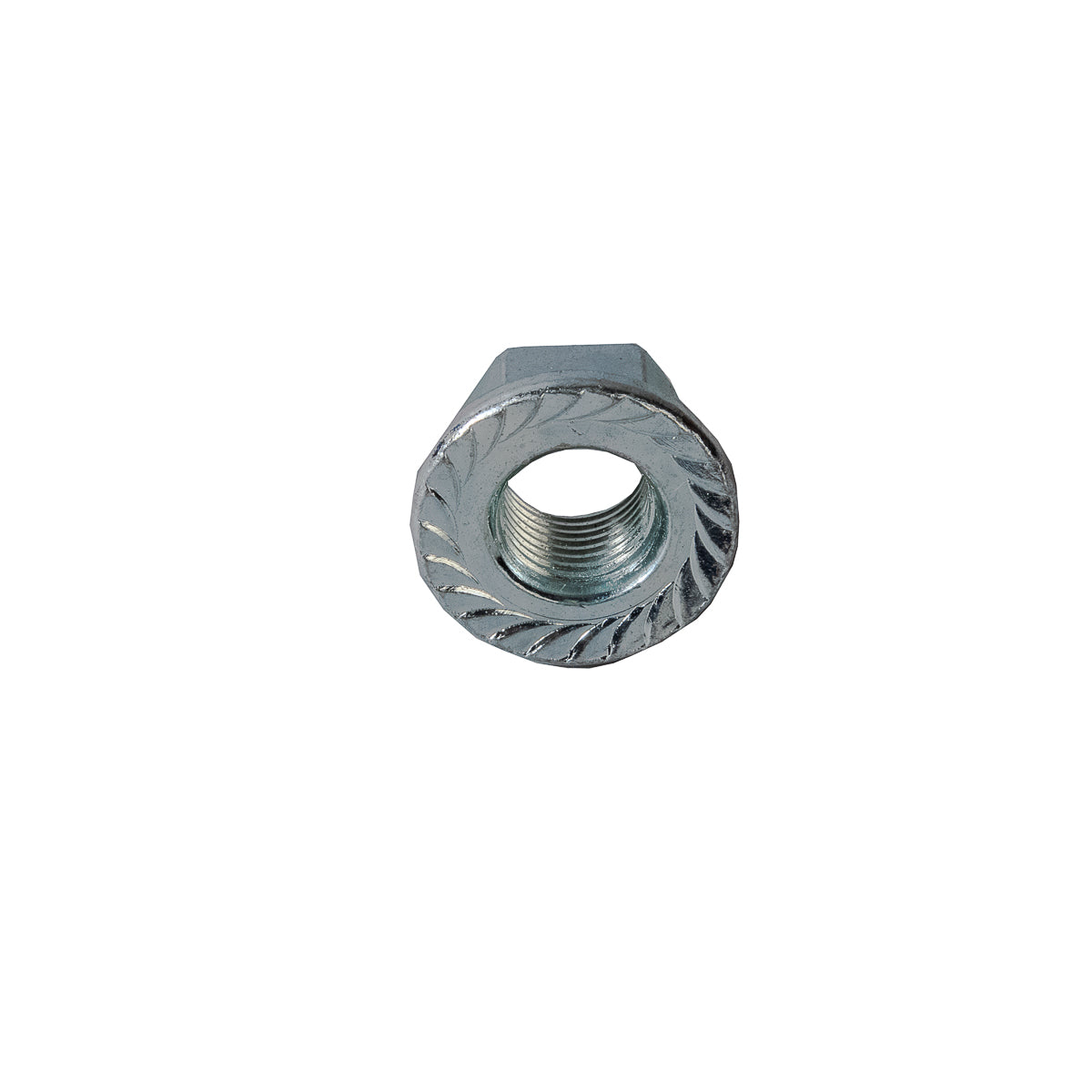 Tuerca para eje trasero de bicicleta 3/8" con borde