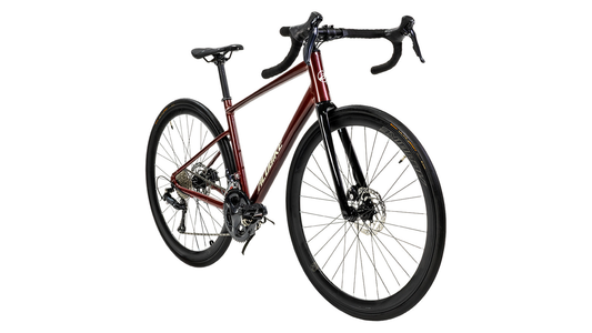Bicicleta de ruta Alubike Onix R700 2x9v T-51 Vinotinto