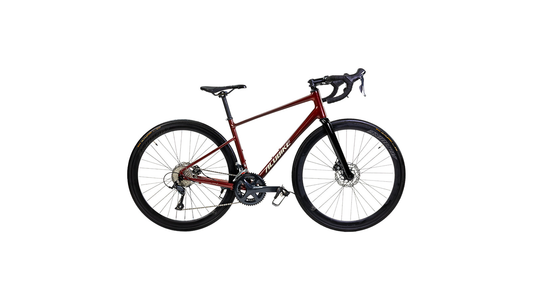 Bicicleta de ruta Alubike Onix R700 2x9v T-51 Vinotinto