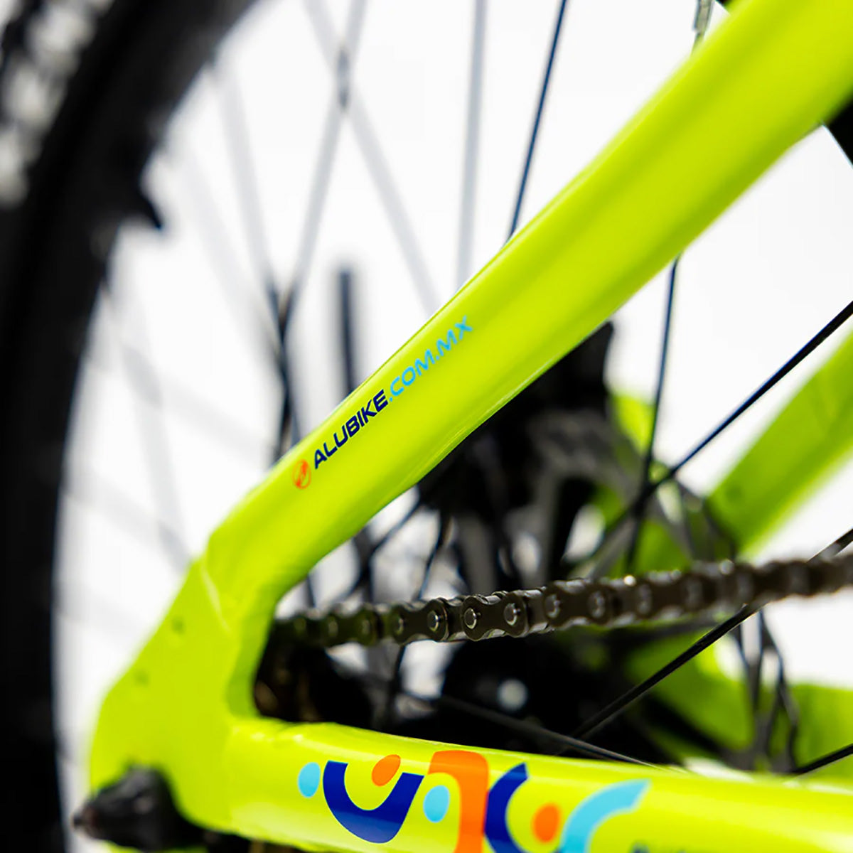 Bicicleta de montaña Alubike Sierra R20 1V Verde lima