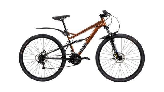 Bicicleta de montaña Mercurio Kaizer DS R29 3x7v Negro