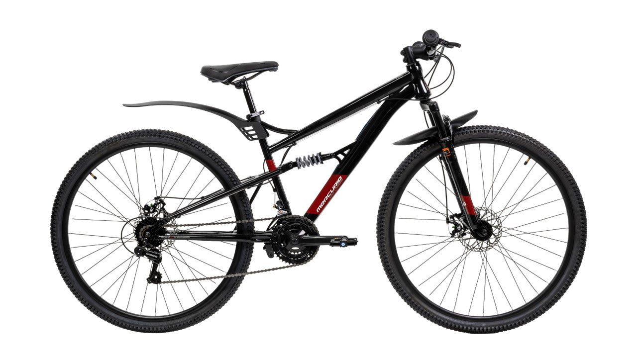 Bicicleta de montaña Mercurio Kaizer DS R29 3x7v Negro