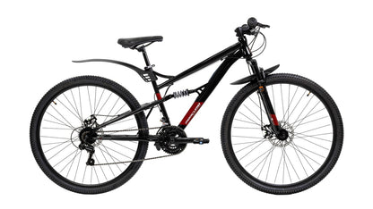 Bicicleta de montaña Mercurio Kaizer DS R29 3x7v Negro