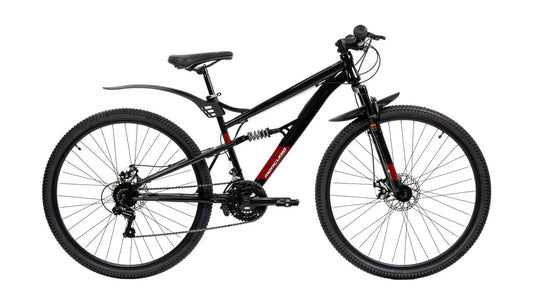 Bicicleta de montaña Mercurio Kaizer DS R29 3x7v Negro