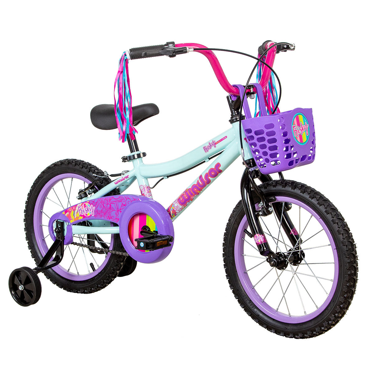 Bicicleta infantil Windsor Frisky R16 1v Aqua-morado