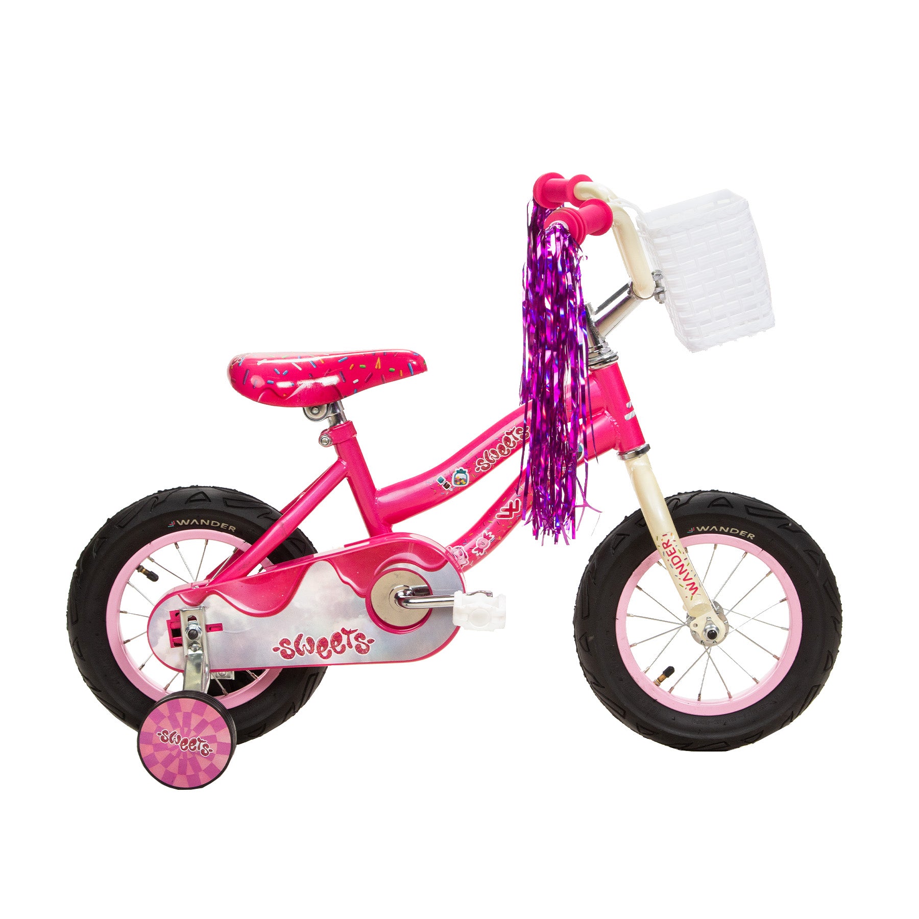 Bicicleta infantil Wander Sweets R12 1v Rosa