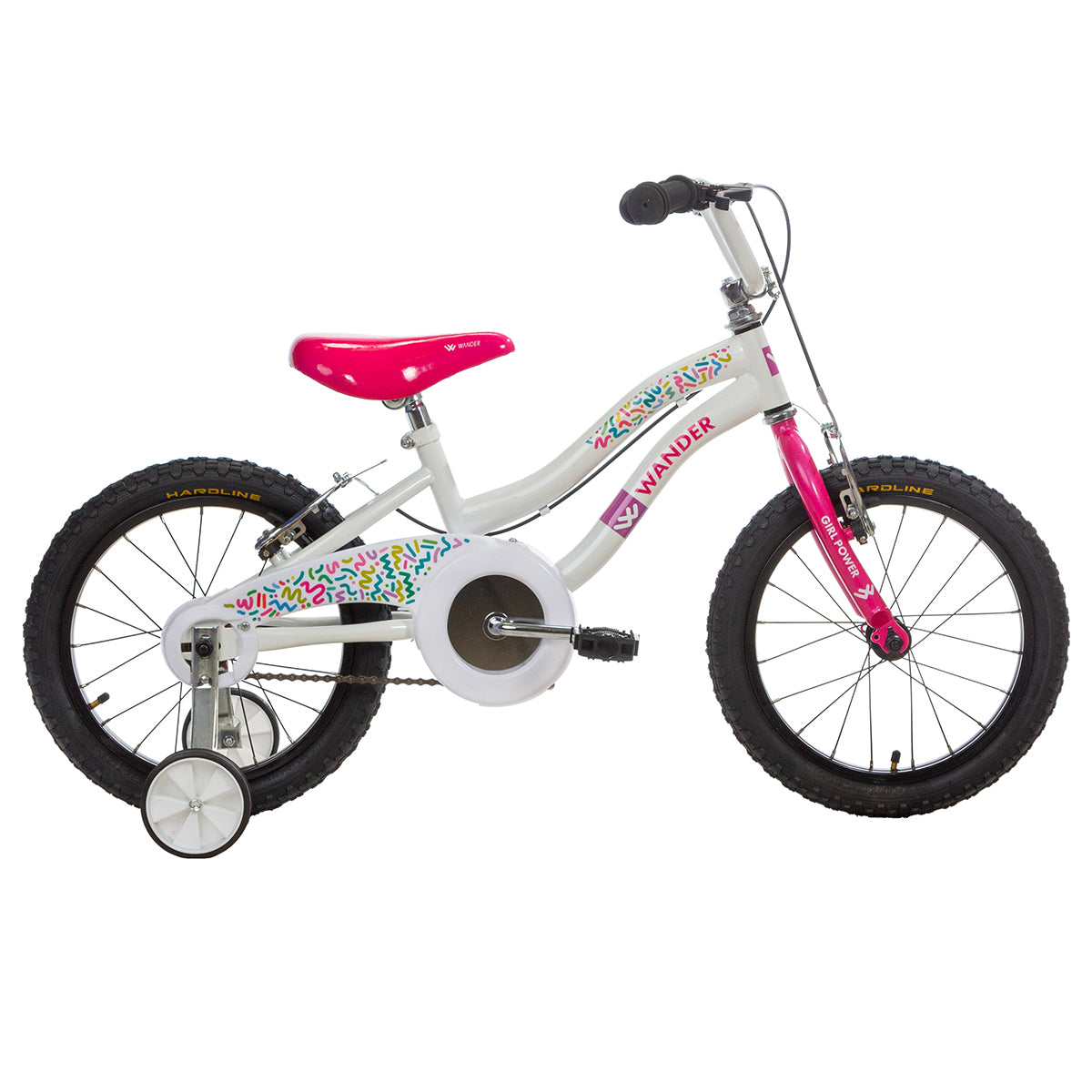 Bicicleta infantil Wander Girl Power R16 1v Blanco
