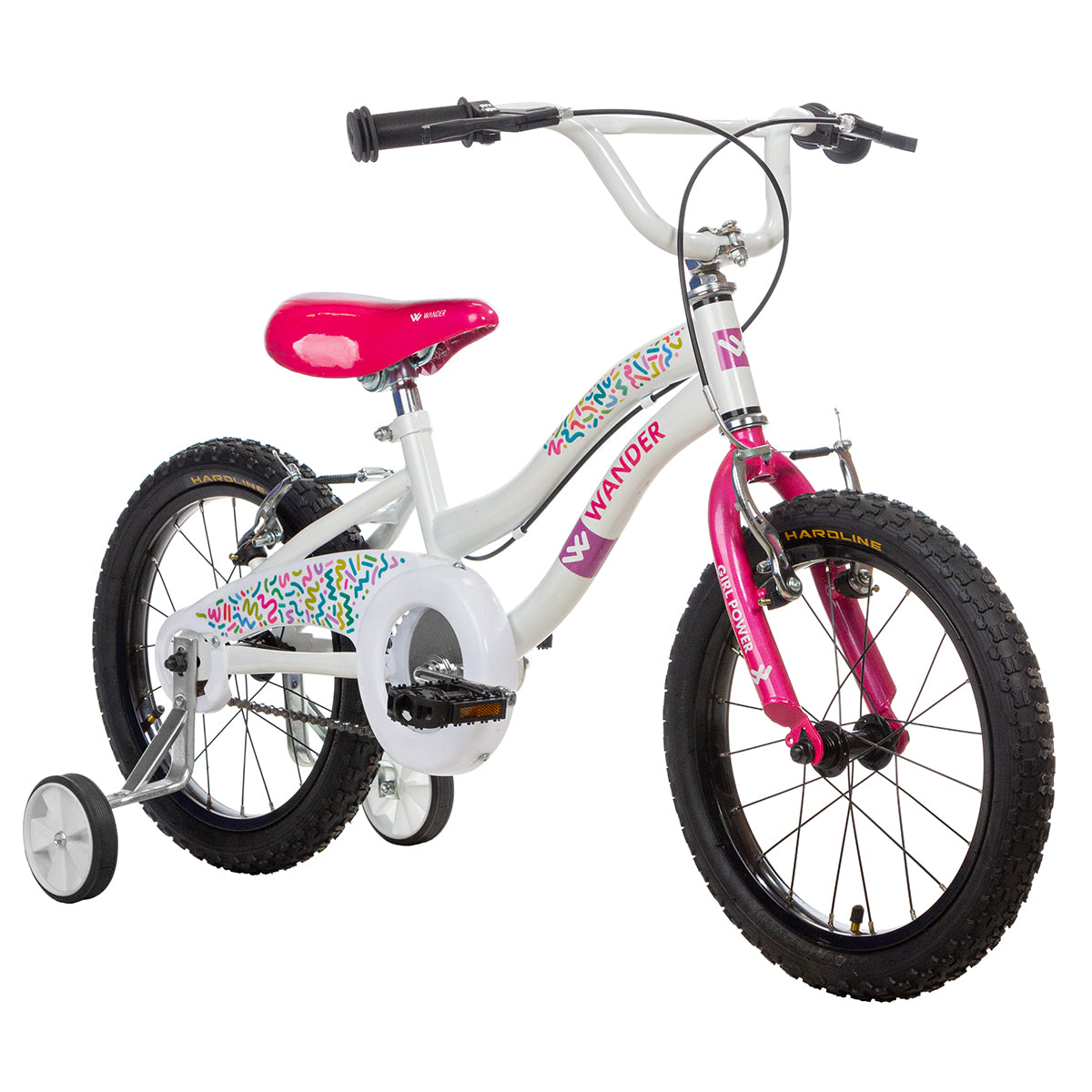 Bicicleta infantil Wander Girl Power R16 1v Blanco