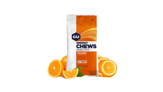 Gomitas energéticas GU Energy Chews 16u por sobre