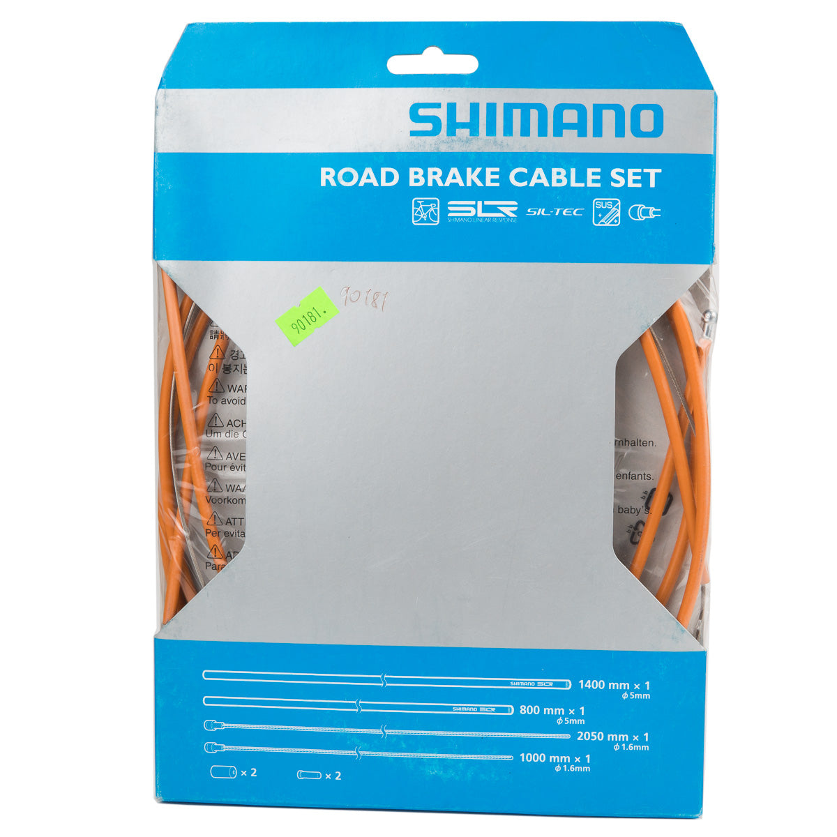 Juego de cable y forros para freno de bicicleta de ruta con teflón Shimano SLR