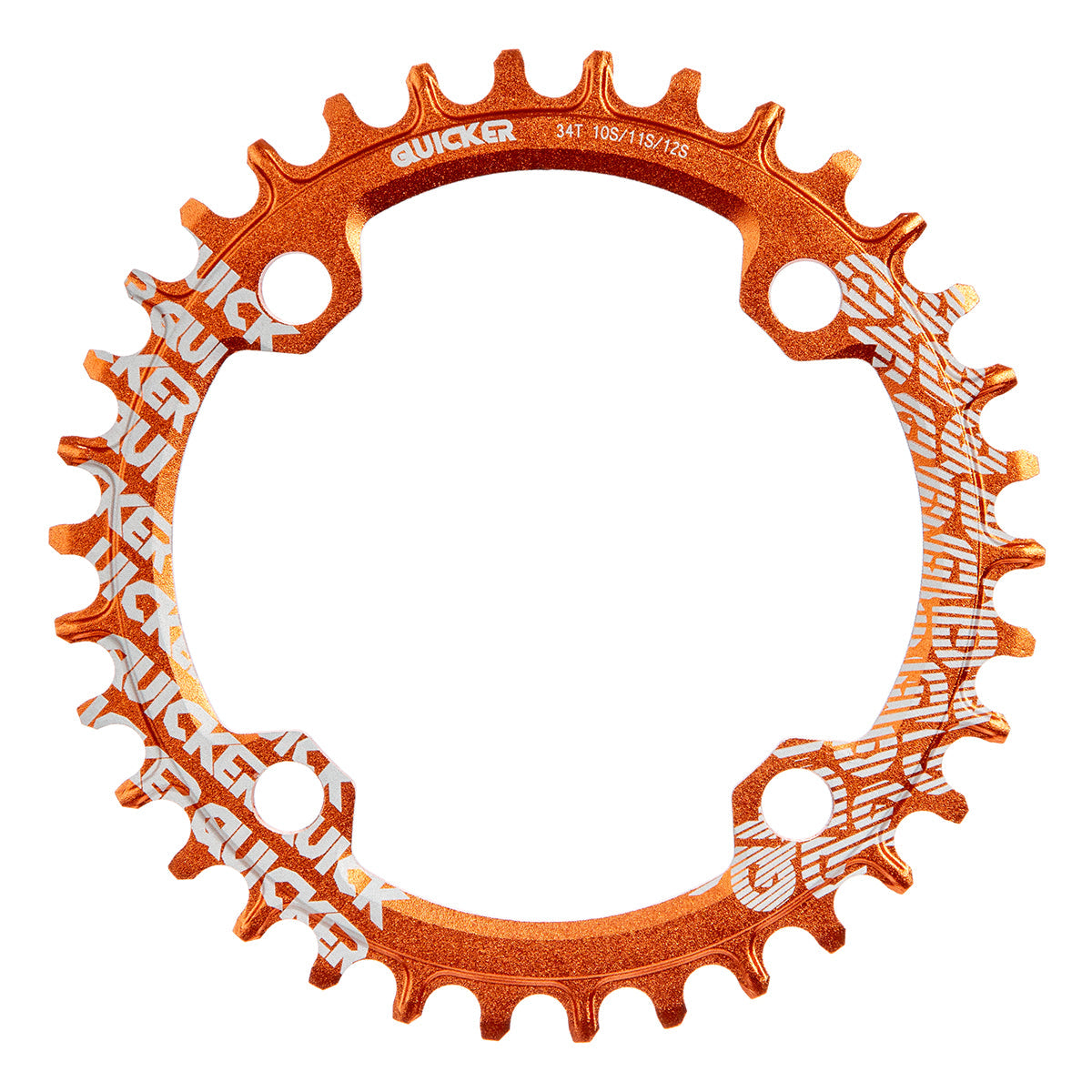 Plato para multiplicación MTB Quicker 34d 10 11 12v BCD 104mm