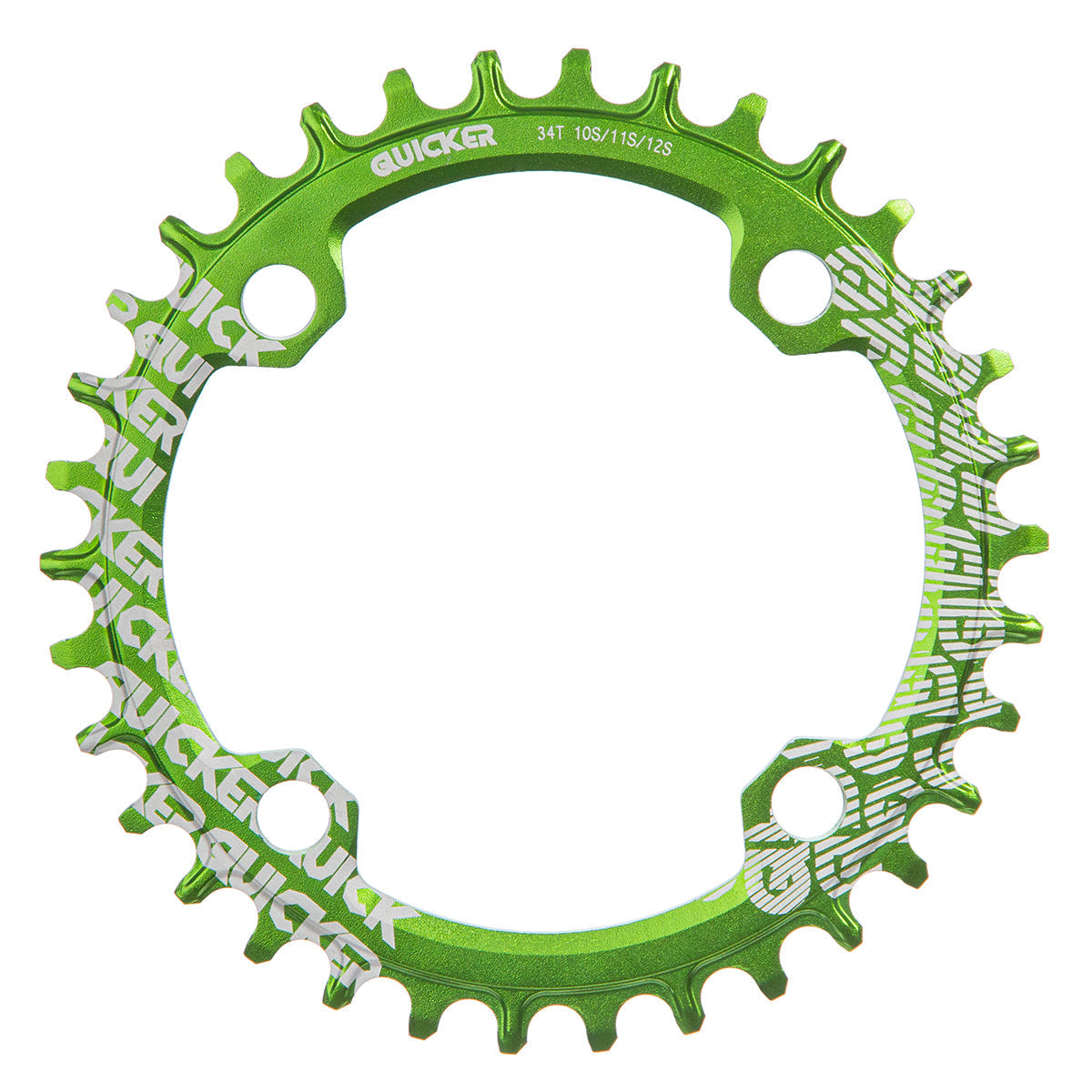Plato para multiplicación MTB Quicker 34d 10 11 12v BCD 104mm
